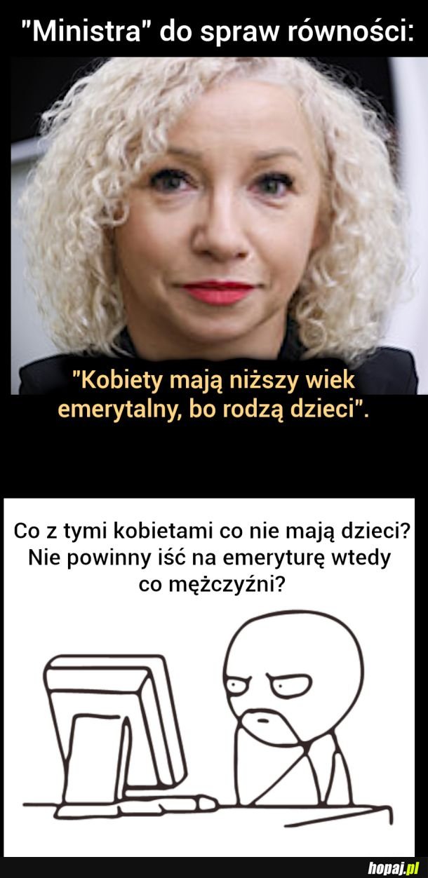 Równość okiem &quot;ministry&quot; równości o_0