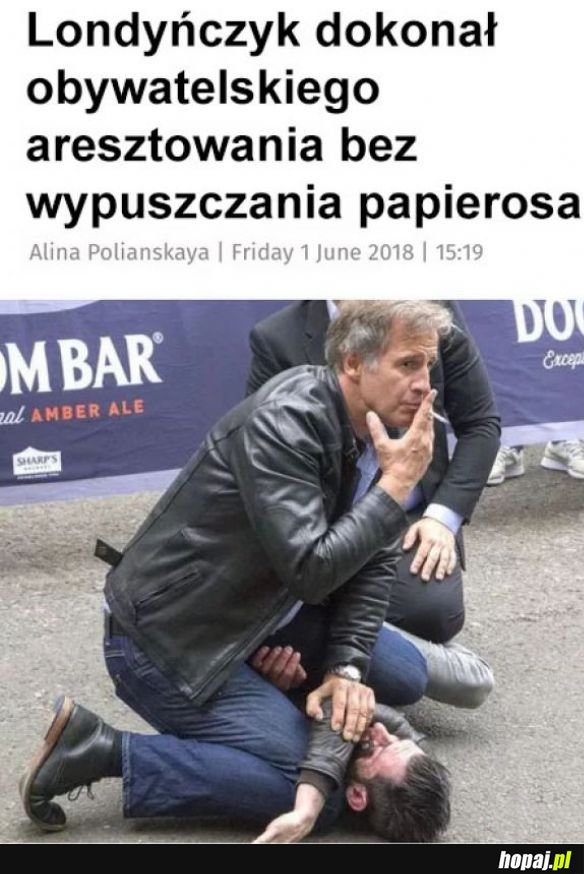 Angielskie zatrzymanie