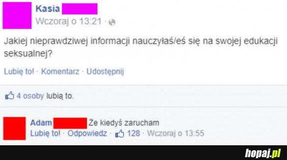 KIEDY NAUCZYCIEL CIĘ OKŁAMUJE