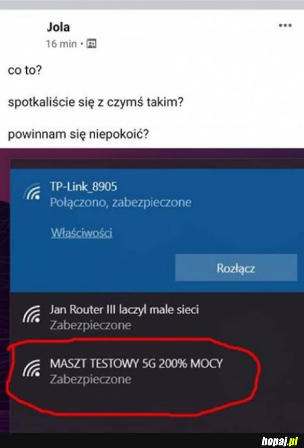 Podejrzane sieci
