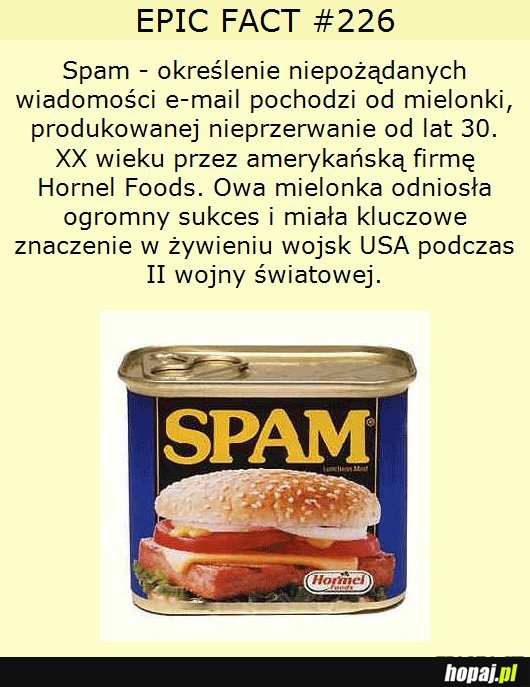 Nowe oblicze SPAMu 