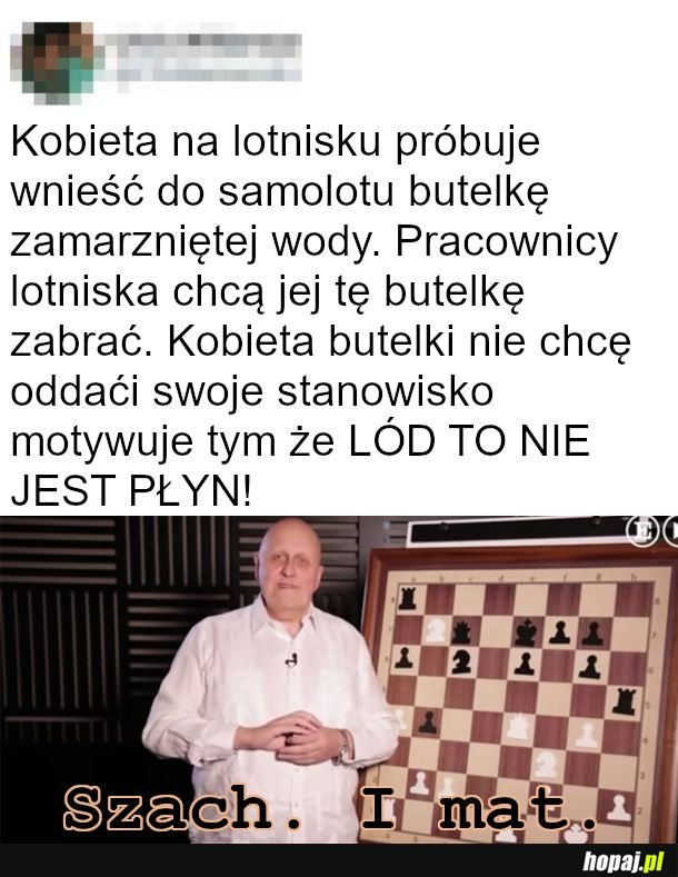 Przechytrzyła, nie wolno 