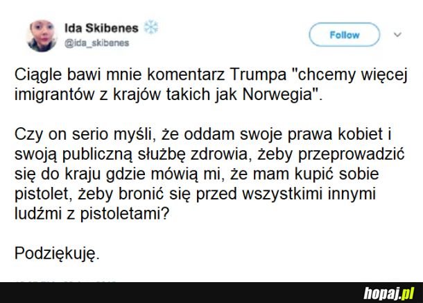 Podziękuję również