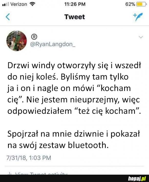 Niezręcznie wyszło