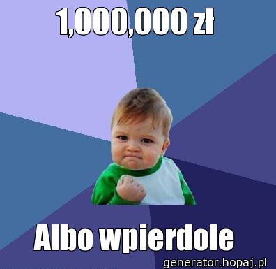 1,000,000 zł