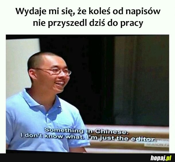 Koleś od napisów