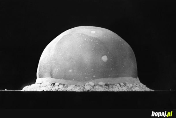 Trinity - pierwsza bomba atomowa, 16 milisekund po detonacji