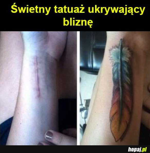 Świetny tatuaż