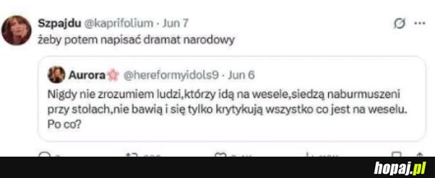 Syndrom Wyspiańskiego czy coś