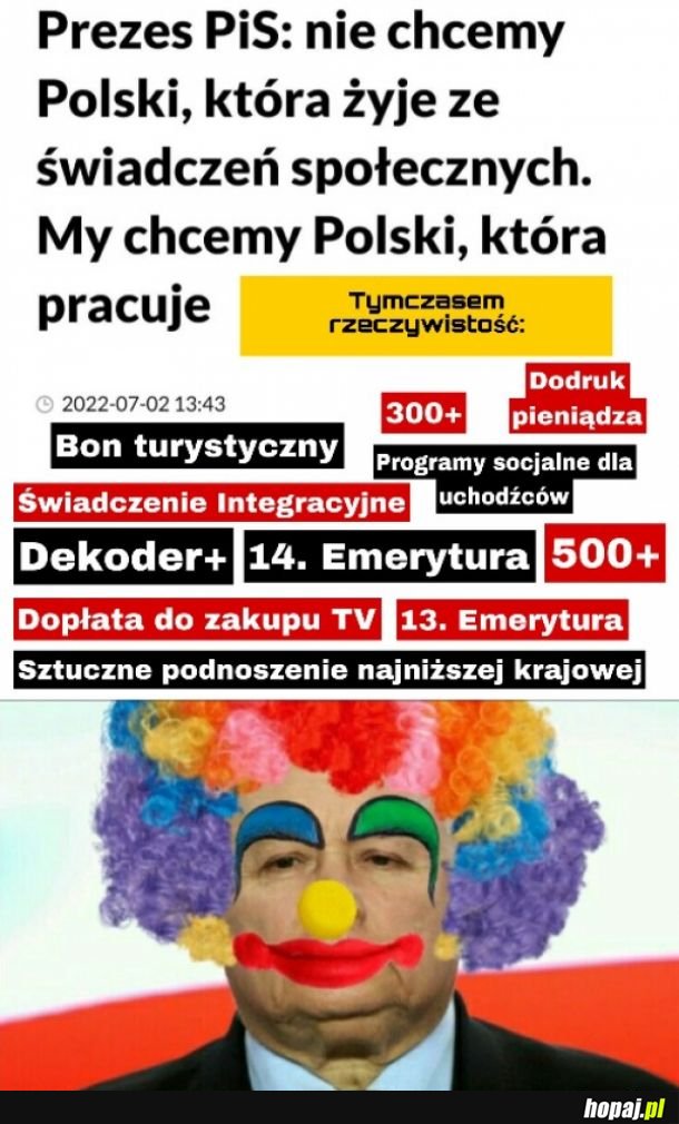 Szkoda, że rzeczywistość trochę inaczej wygląda