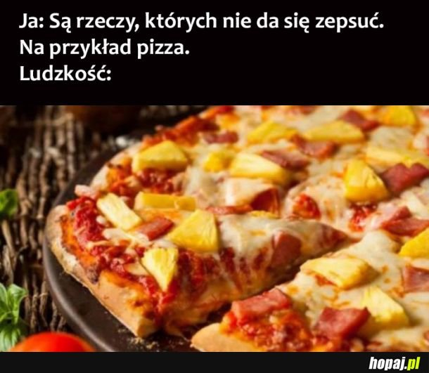 Pizza z ananasem 