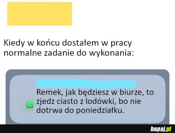 W końcu jakieś wykonalne zadanie