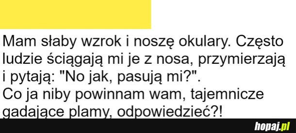Słaby wzrok