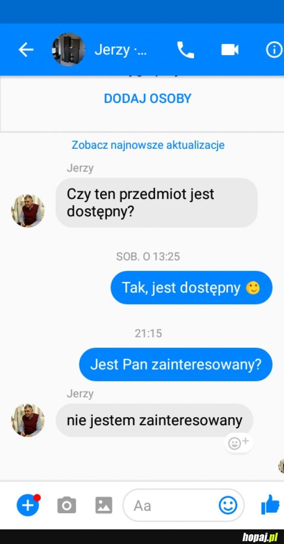 Niezainteresowany ciekawski