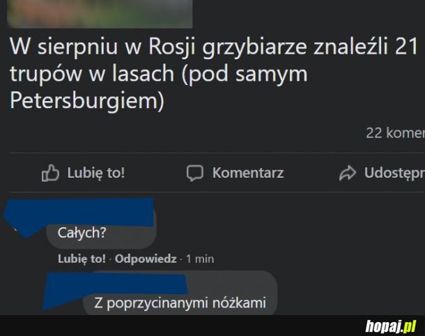 Bo tak robią grzybiarze gdy znajdą