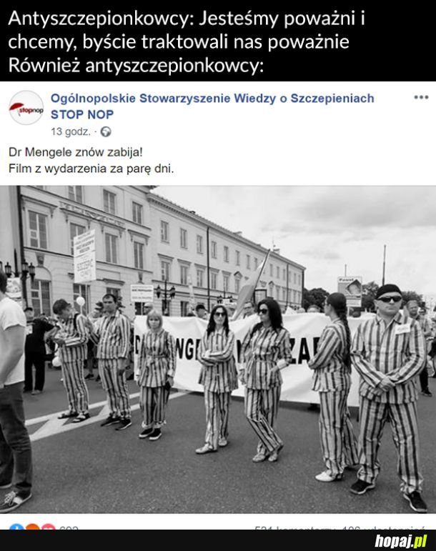 Tymczasem na marszu Stop NOP 
