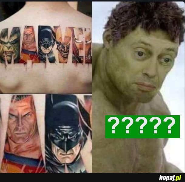 Hulk nie rozumieć 
