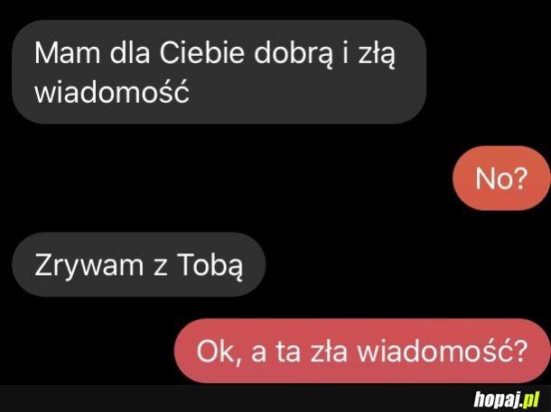 Dobra wiadomość