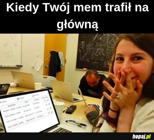 Mem na głównej 