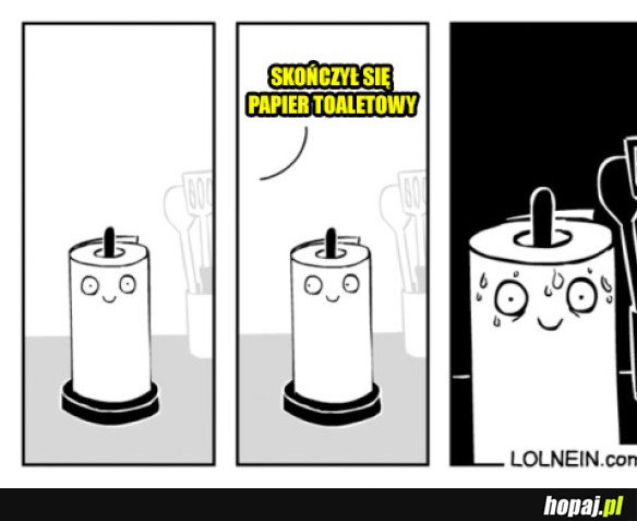 BIEDNY PAPIER KUCHENNY :(