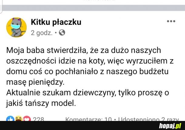 Nie potrzeba mi takiej maszynki do utylizacji pieniędzy