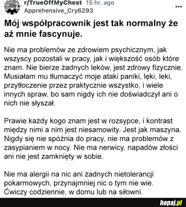 Czasy, w których normalność jest dziwna