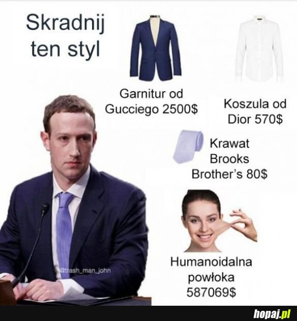 Zuckerberg style