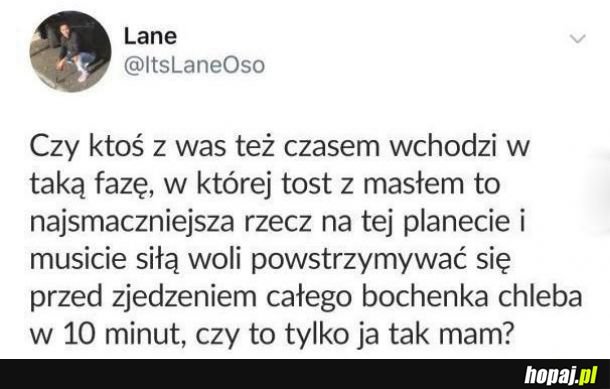 Tost z masłem