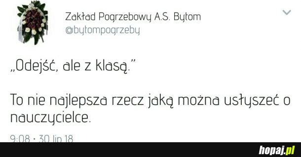 Oni tego nie lubią