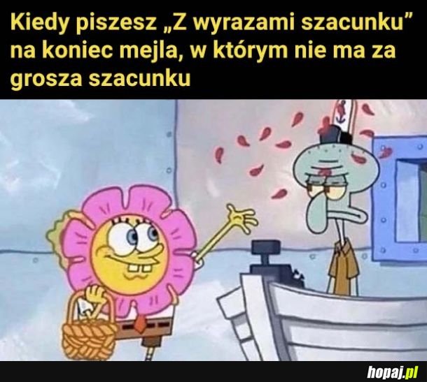 Z poważaniem