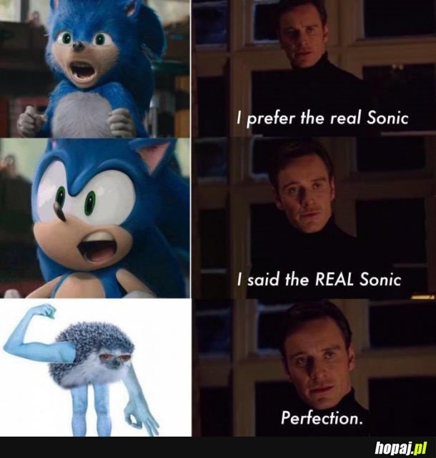 A Wam jak się podoba filmowy Sonic