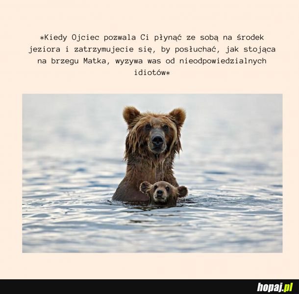 Typowa Mamcia nad jeziorem