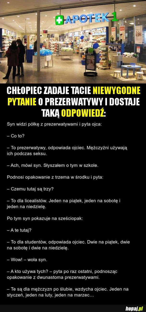 SYN ZADAŁ NIEWYGODNE PYTANIE