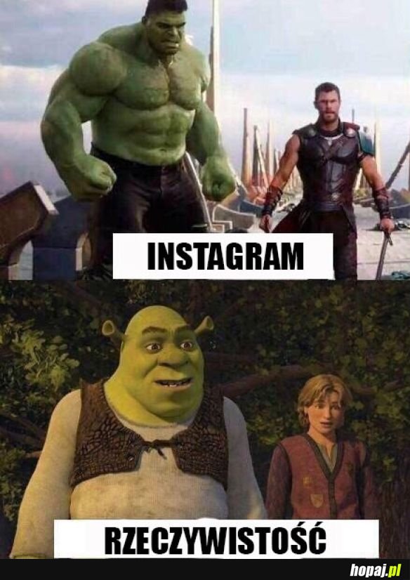 Instagram vs. rzeczywistość