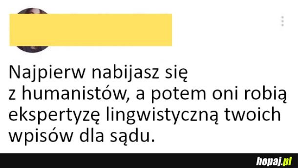 Koniec z podśmiechujkami z humanistów