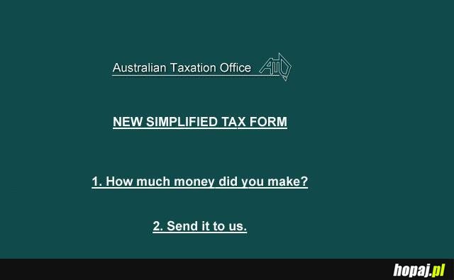 Uproszczony formularz podatkowy