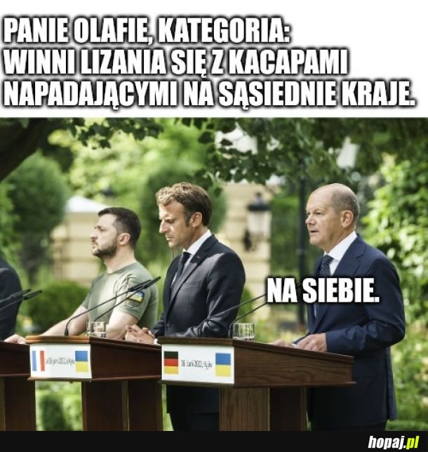 Moje hobby to przedkładanie własnego komfortu nad życie ofiar wojnę