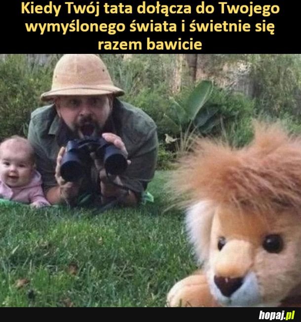 Zabawa z tatą