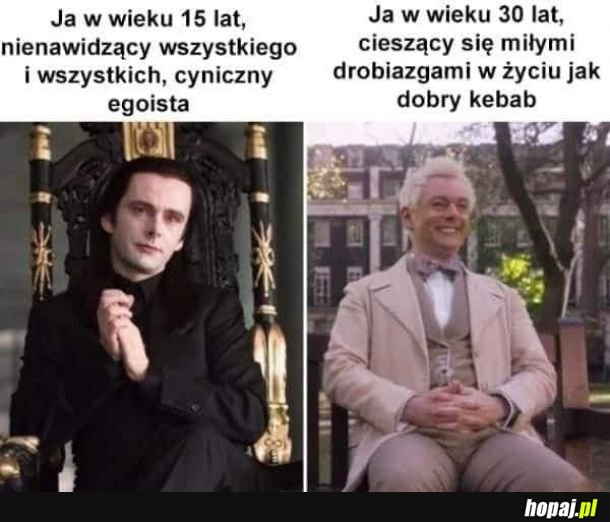 Z wiekiem wszystko się zmienia