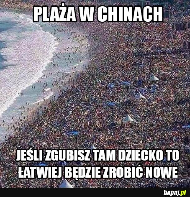 Plaża w Chinach