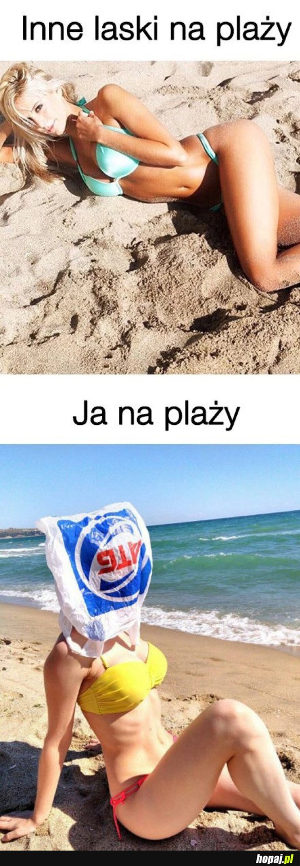 LASKI NA PLAŻY VS JA 