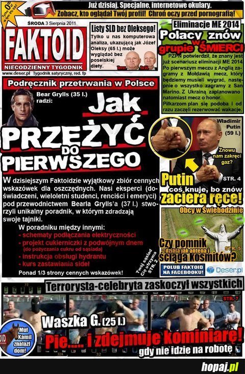 Jak przeżyć do pierwszego?