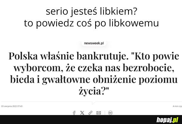 Polska bankrutuje, znowu