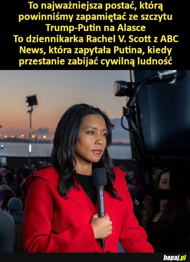 Dziennikarka Rachel V. Scott z ABC News