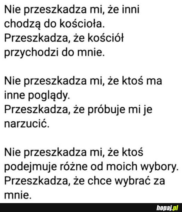 Żyj i daj żyć innym