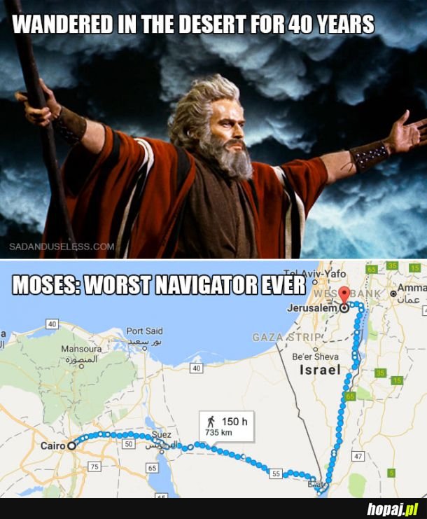 Mojżesz nie miał apki