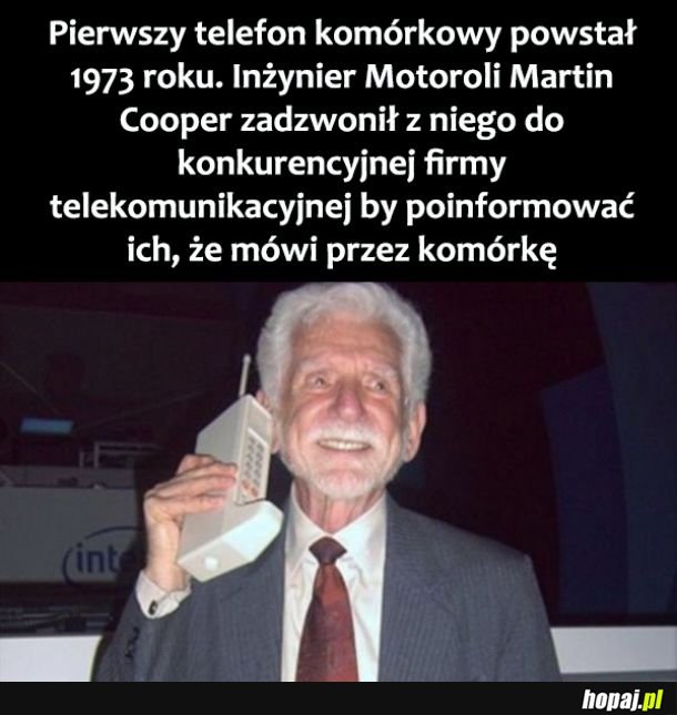 Pierwszy telefon 