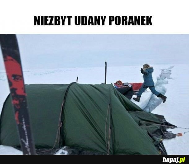 Niezbyt udany poranek