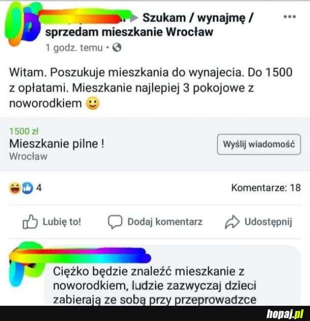  Mieszkanie z noworodkiem