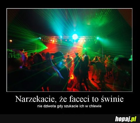 Narzekacie, że faceci to świnie?